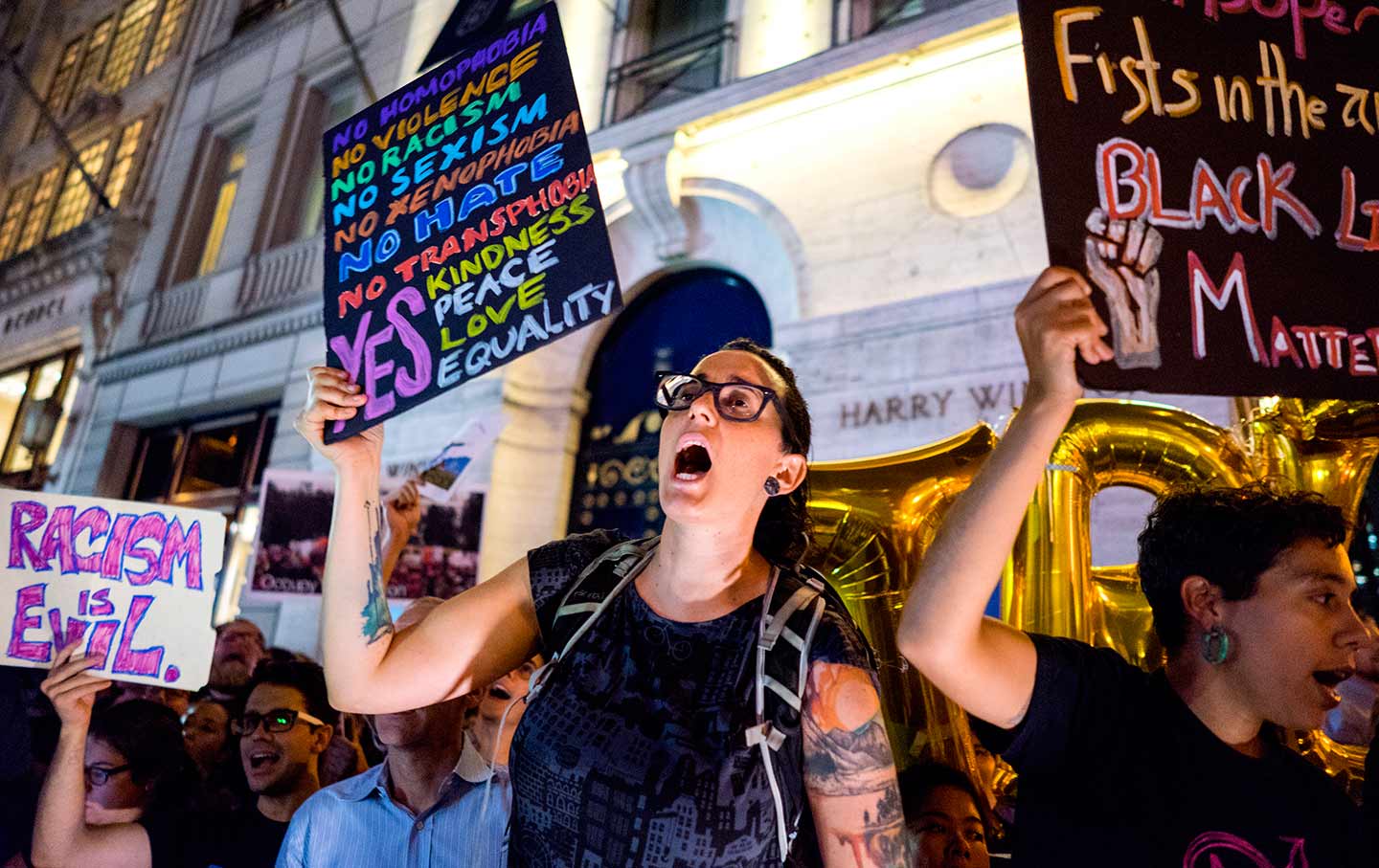 Trump Tower Protestors