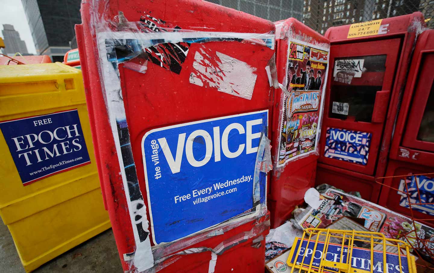 Village Voice Distribution Box