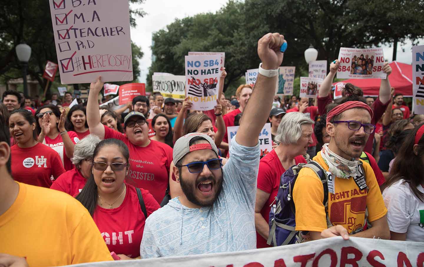 Anti-SB 4 Protests in Texas