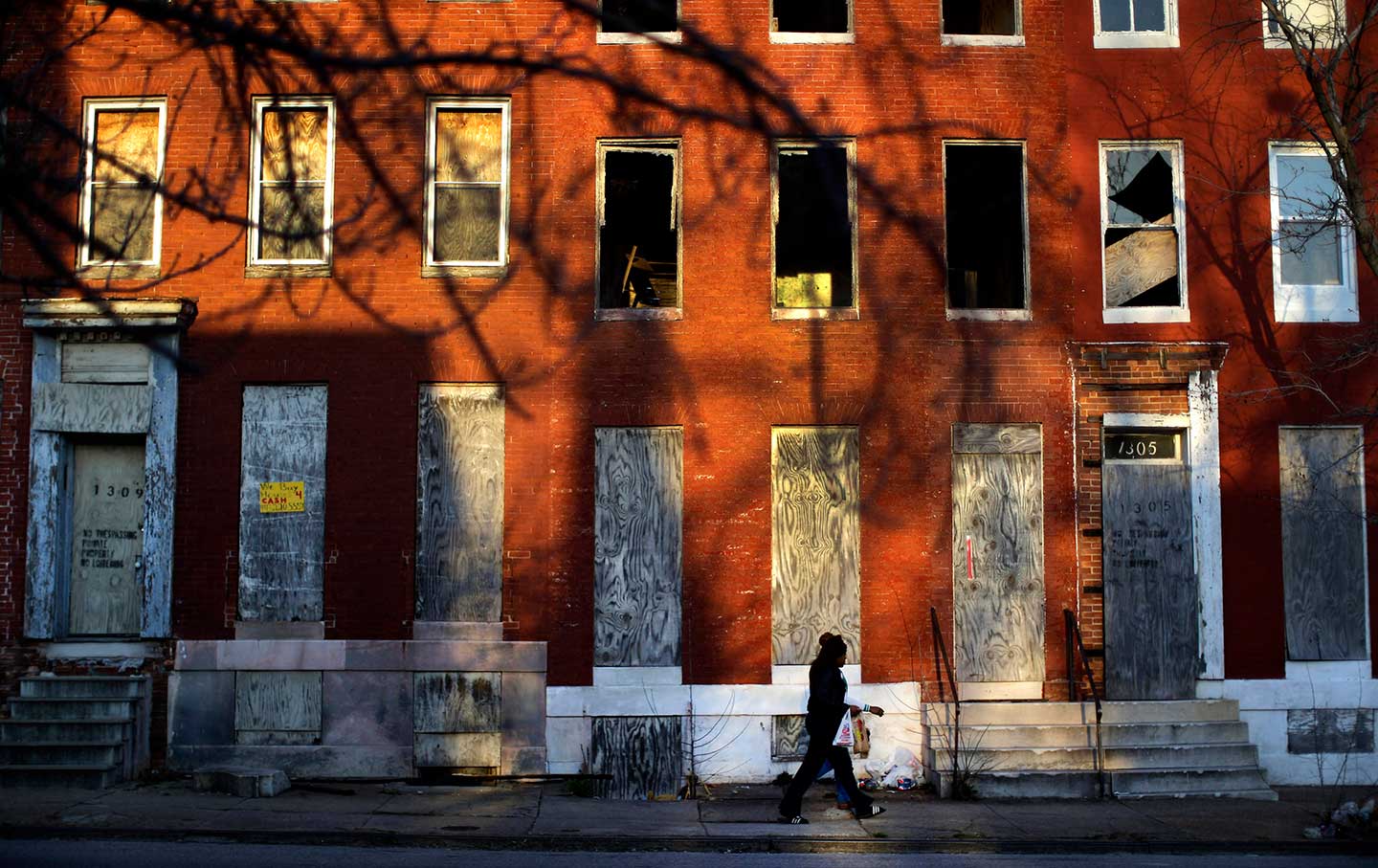 Baltimore row houses