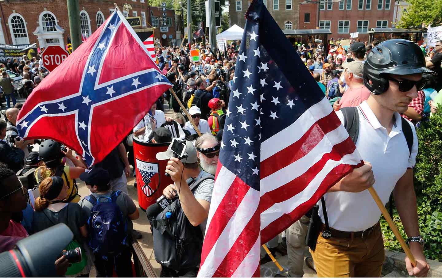 Confederate flag Charlottesville