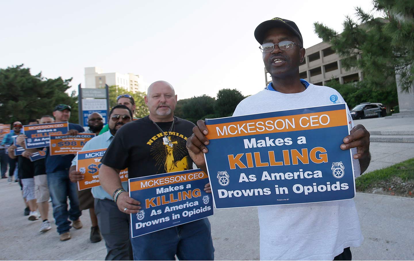 Teamsters Opioid Protest