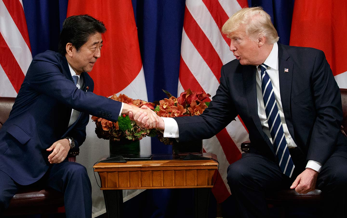 Trump and Abe