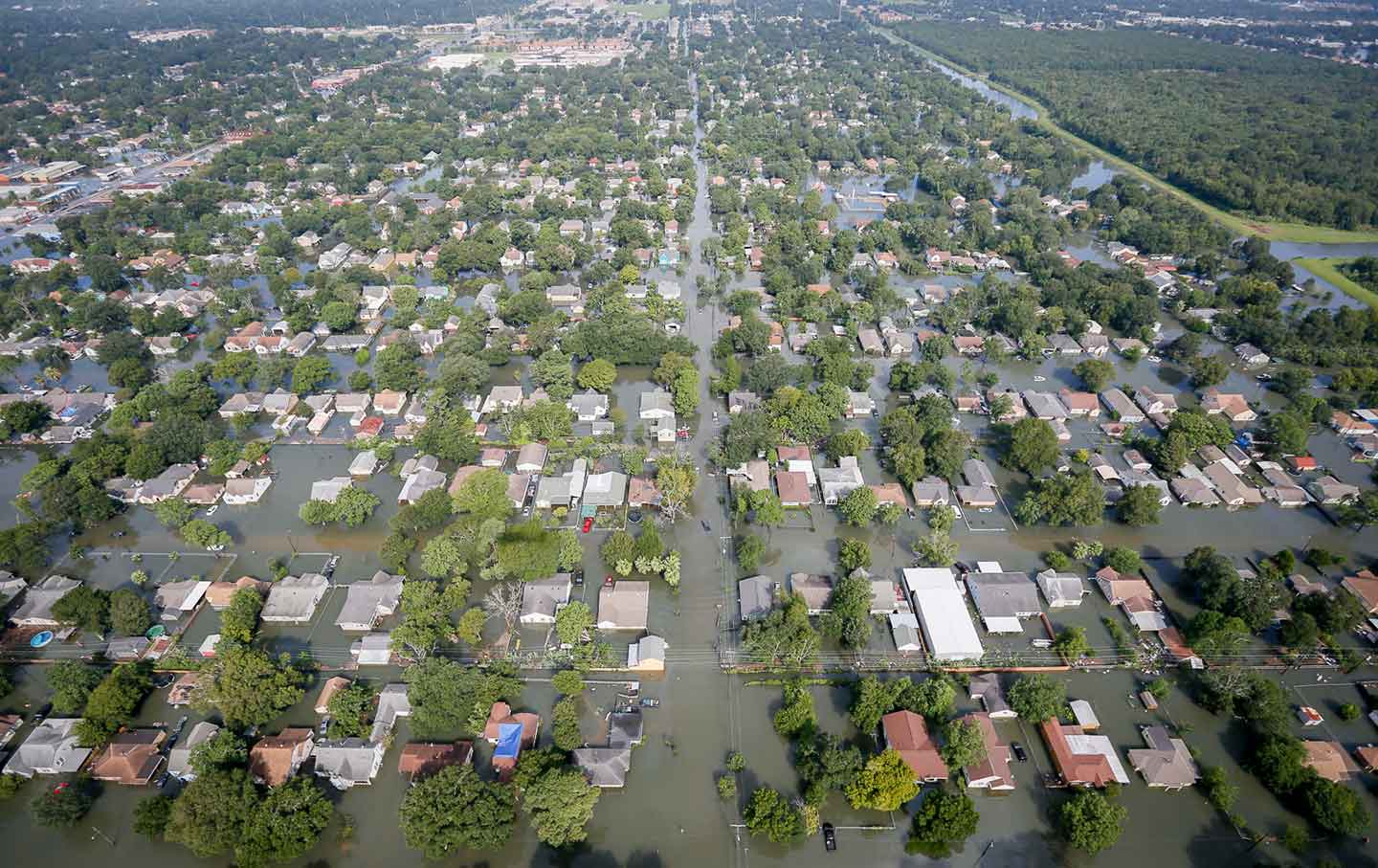 Port Arthur, Texas, on August 31, 2017.