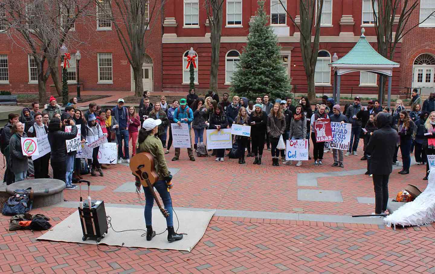 Nike Georgetown protest