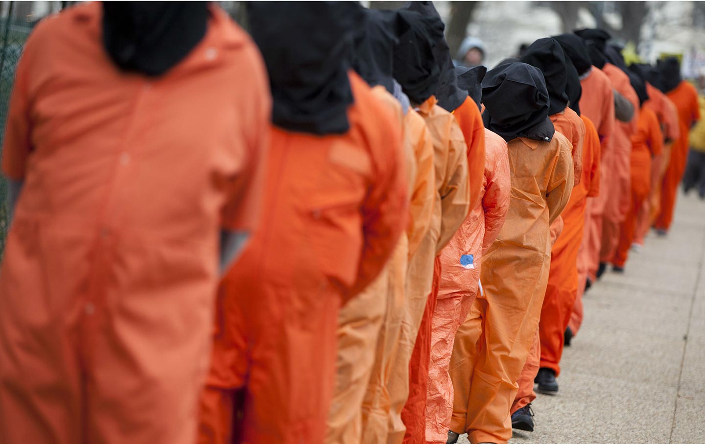 Demonstrators protest Guantanamo