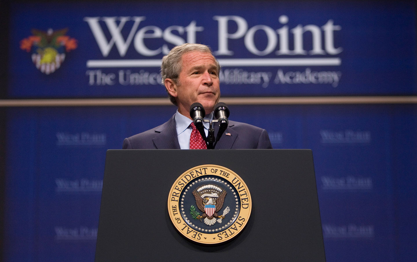 George W. Bush at West Point