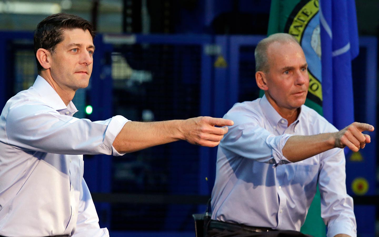 Paul Ryan at the Boeing Factory