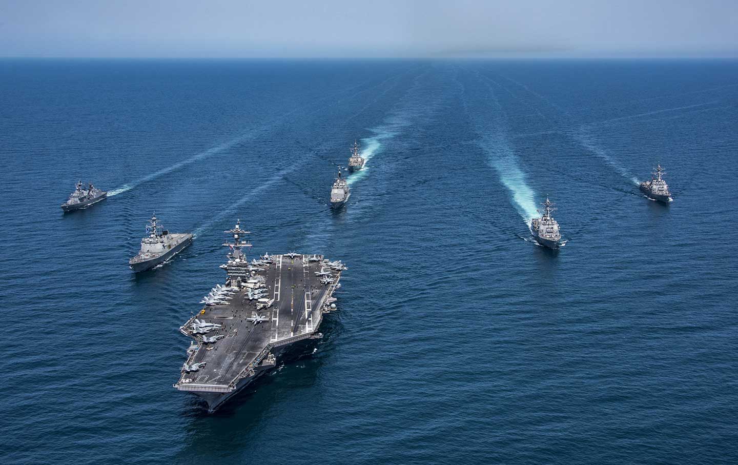 US and South Korean ships