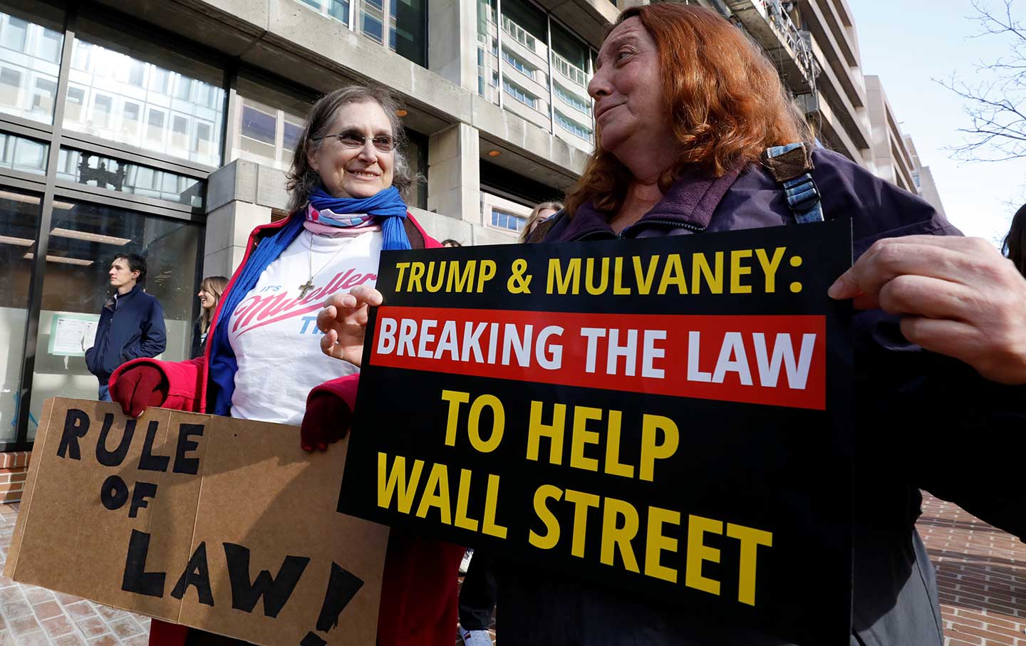 CFPB protest