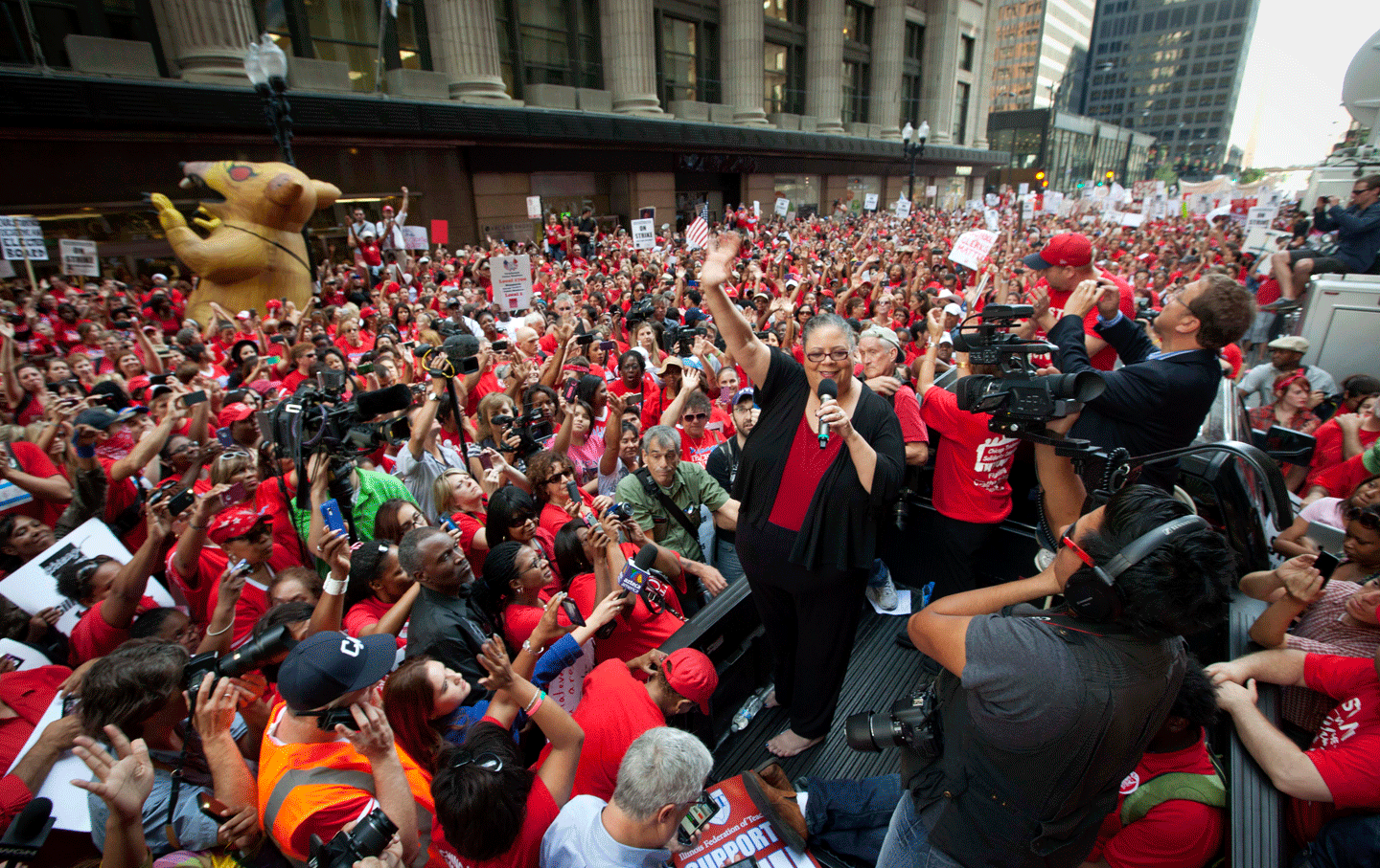 Chicago Teachers Union President Karen Lewis