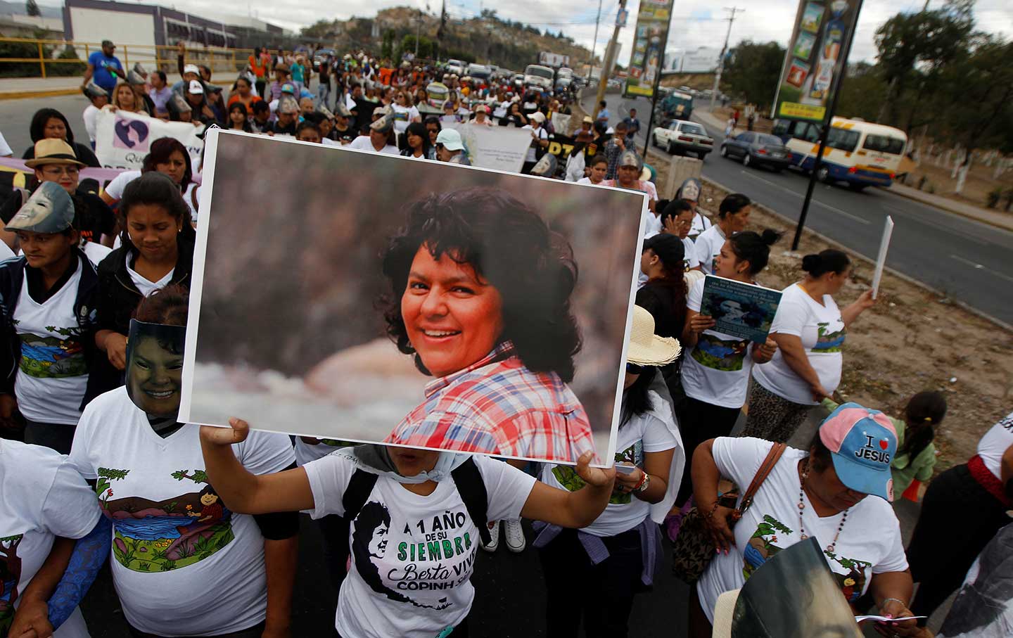 Berta Cáceres march