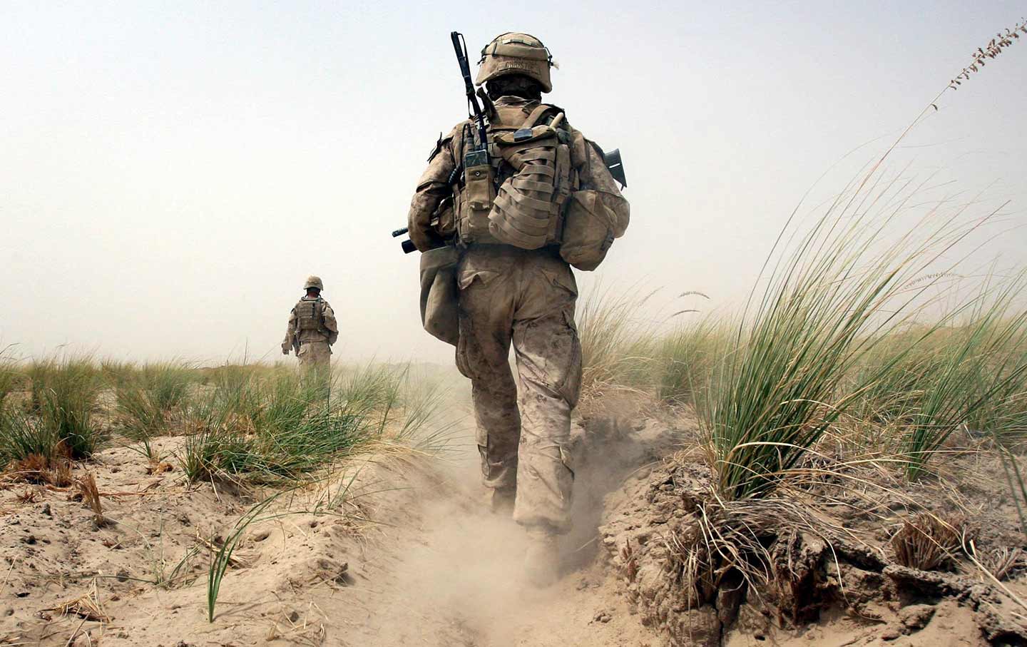 Marines on patrol in Afghanistan
