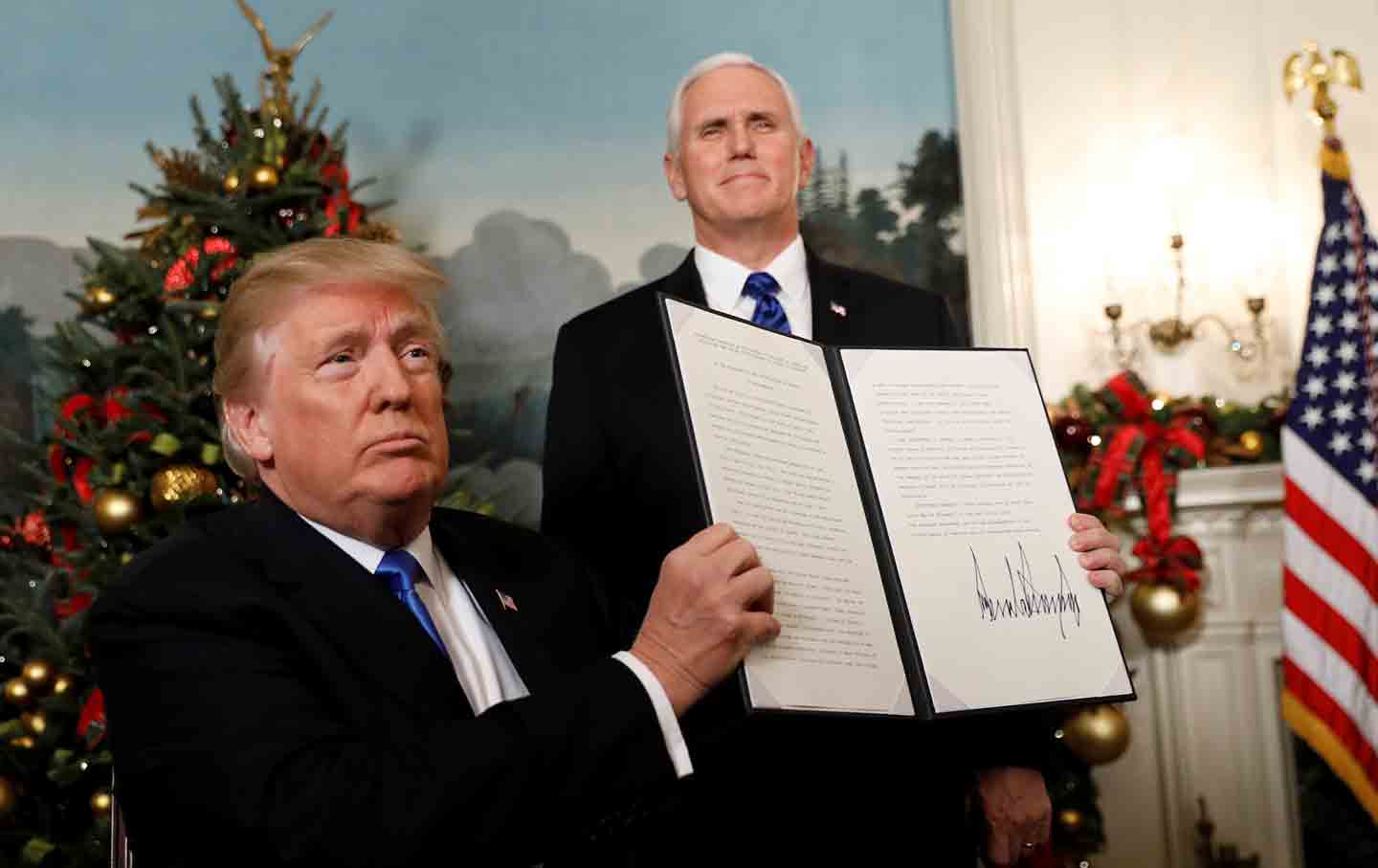 Trump Jerusalem signing