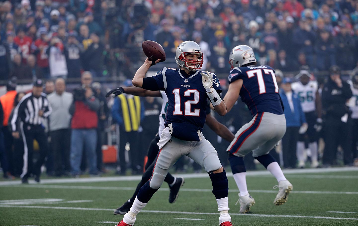 Tom Brady against the Jaguars