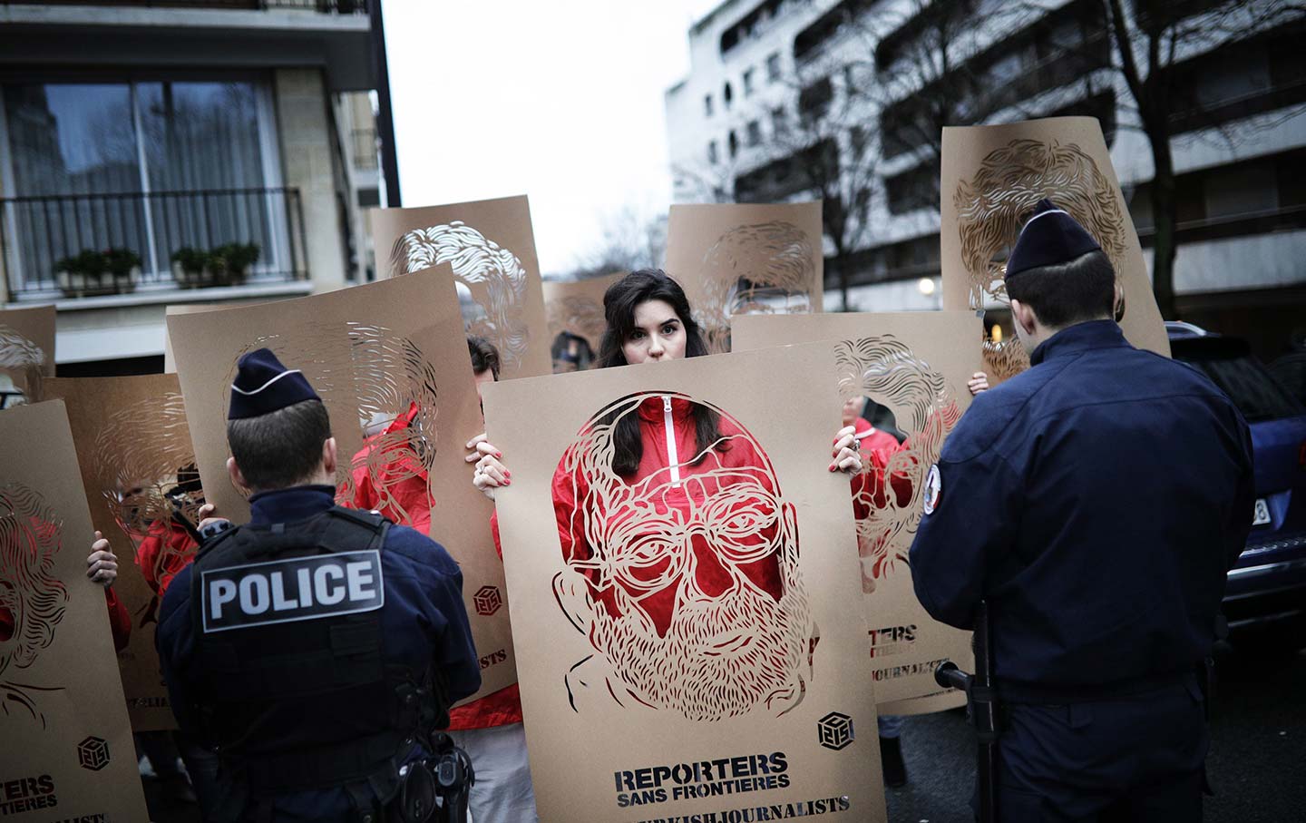 Turkey Journalists Protest