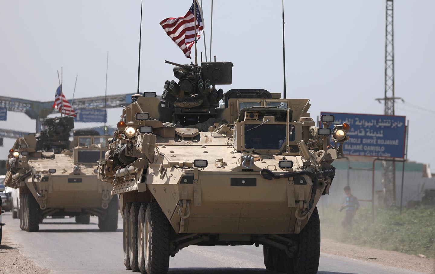 US military in Qamishli, Syria