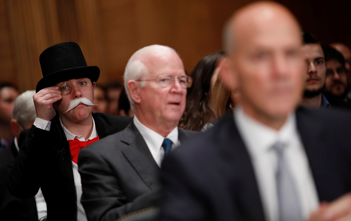 Monopoly Man at Equifax hearing