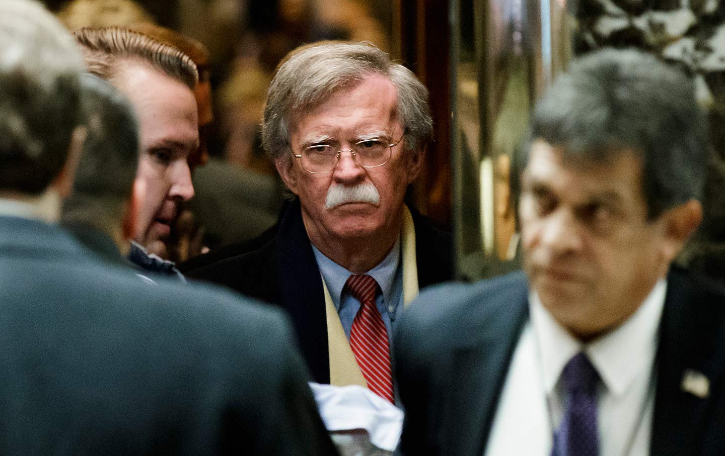 john bolton lobby trump tower