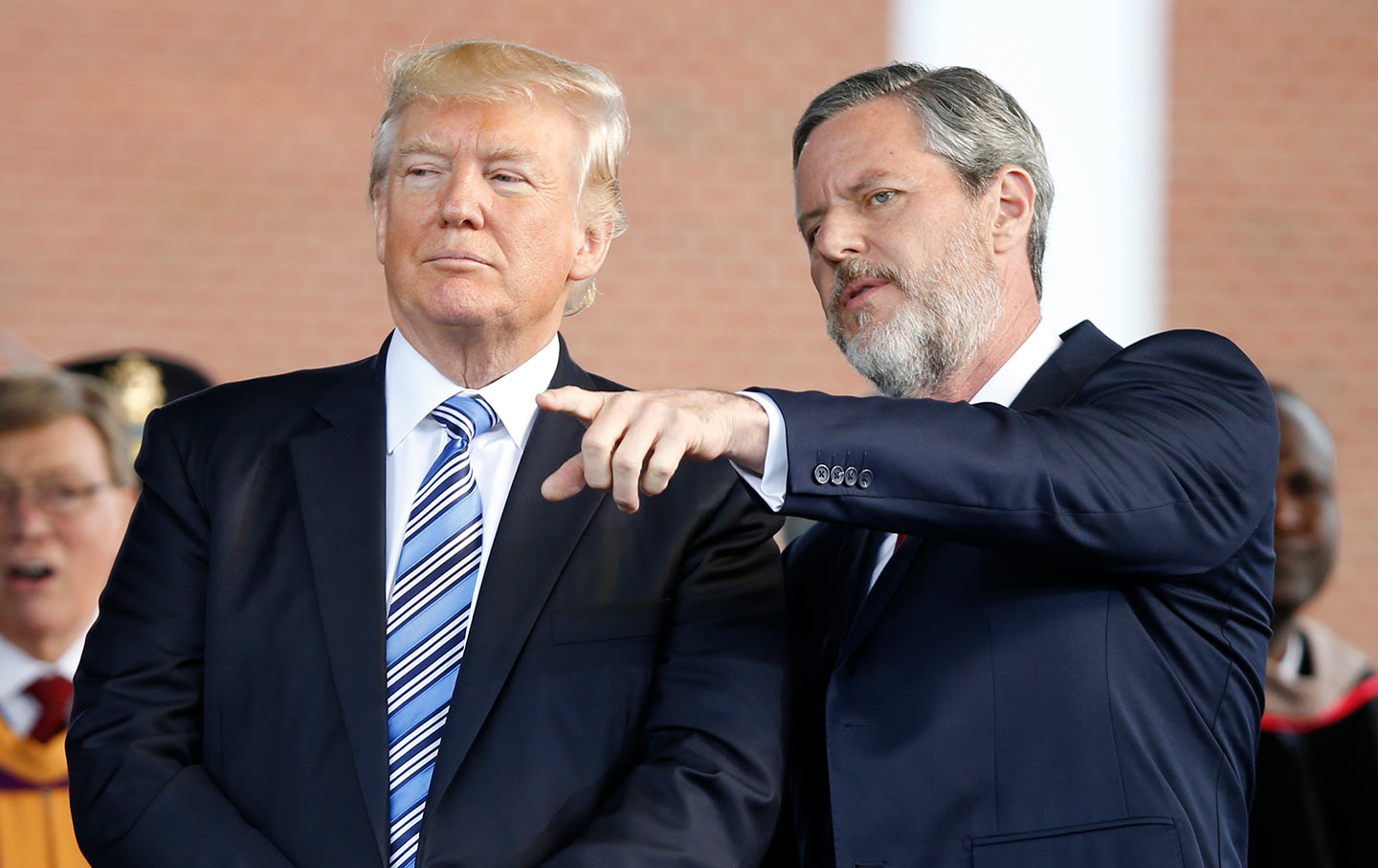 Donald Trump and Jerry Falwell