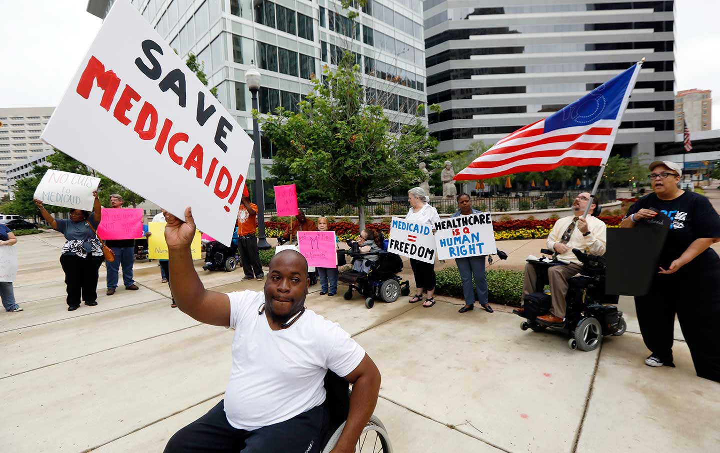 Medicaid Protest Mississippi