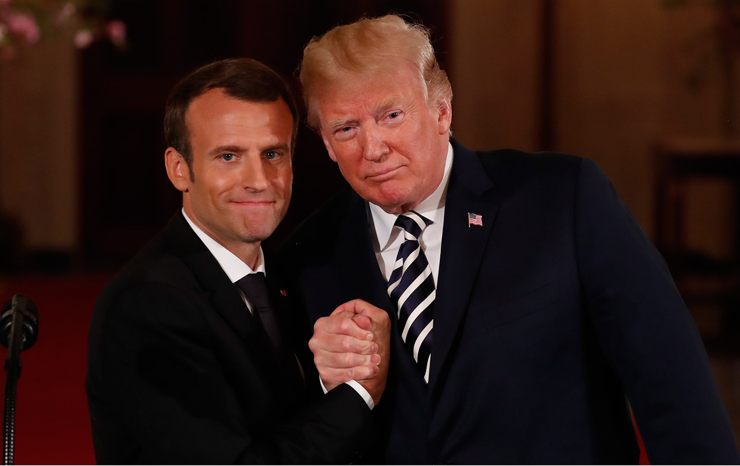 Trump Macron