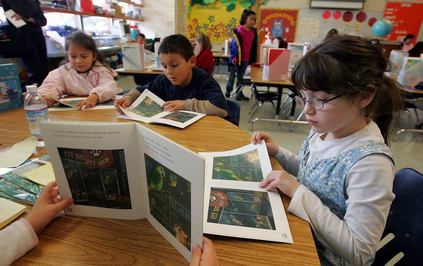 Bilingual classroom California