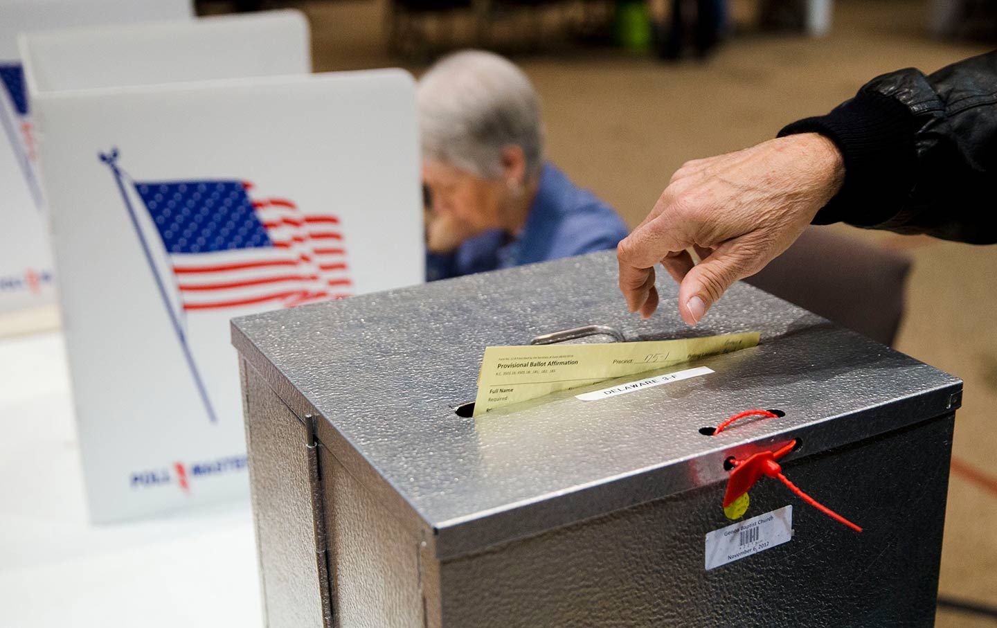 Voting ballot box
