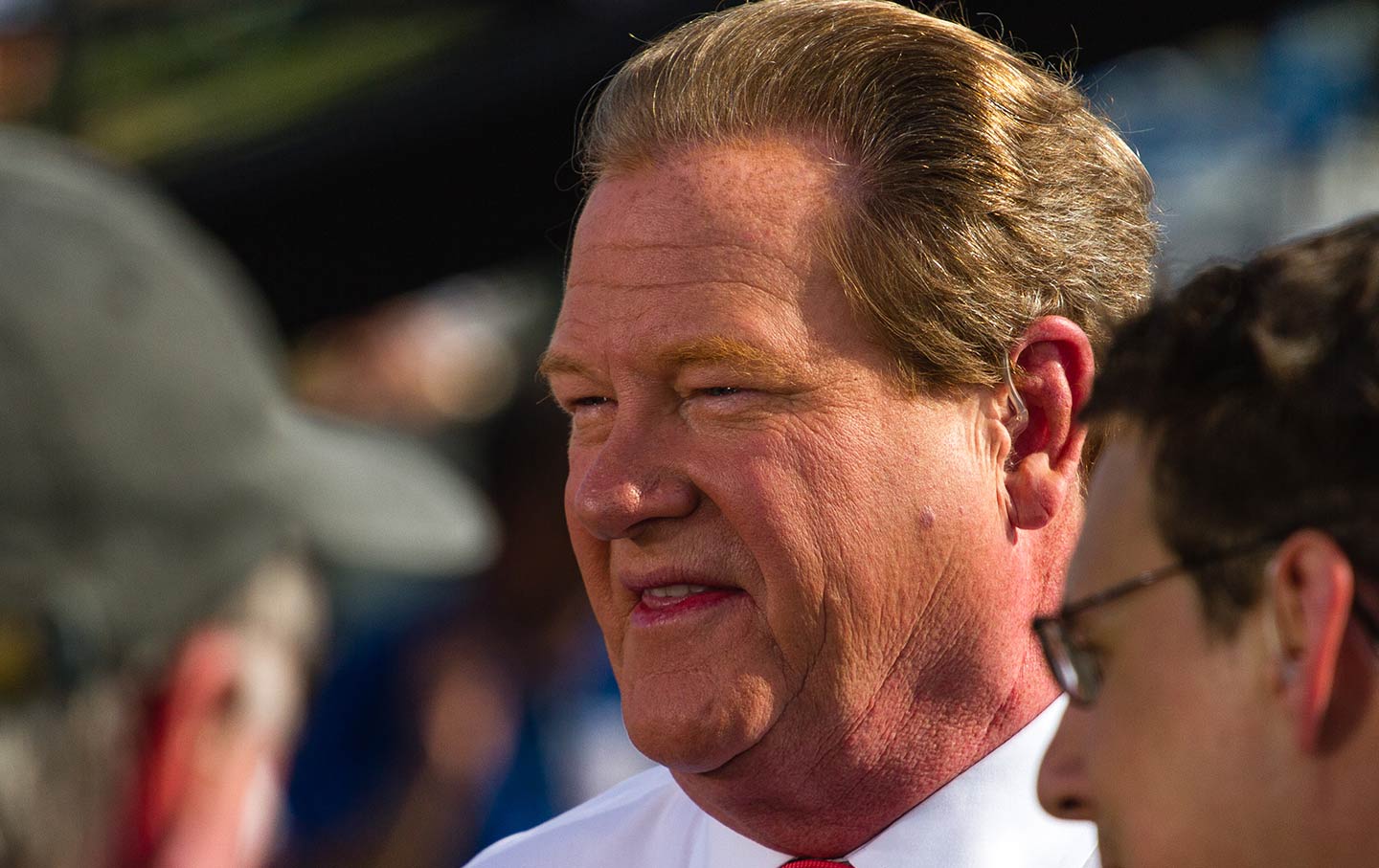 Ed Schultz at a Bernie Sanders event