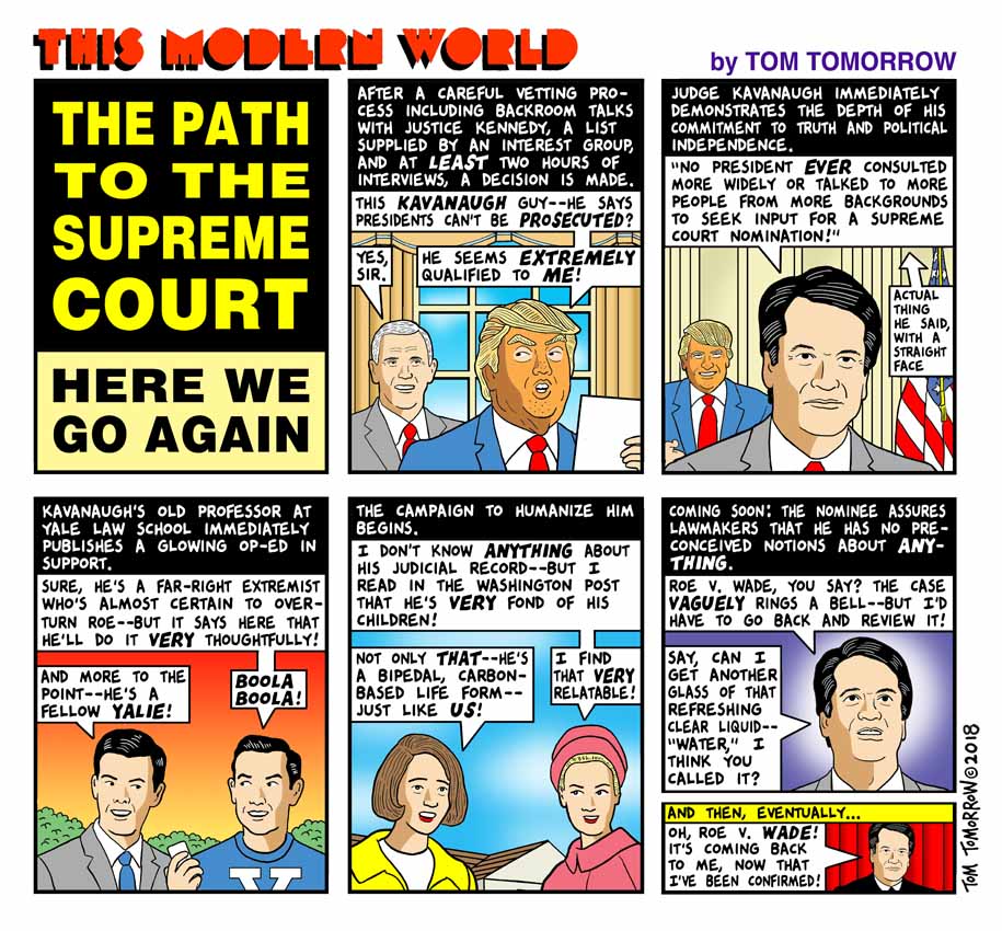 Tom Tomorrow cartoon