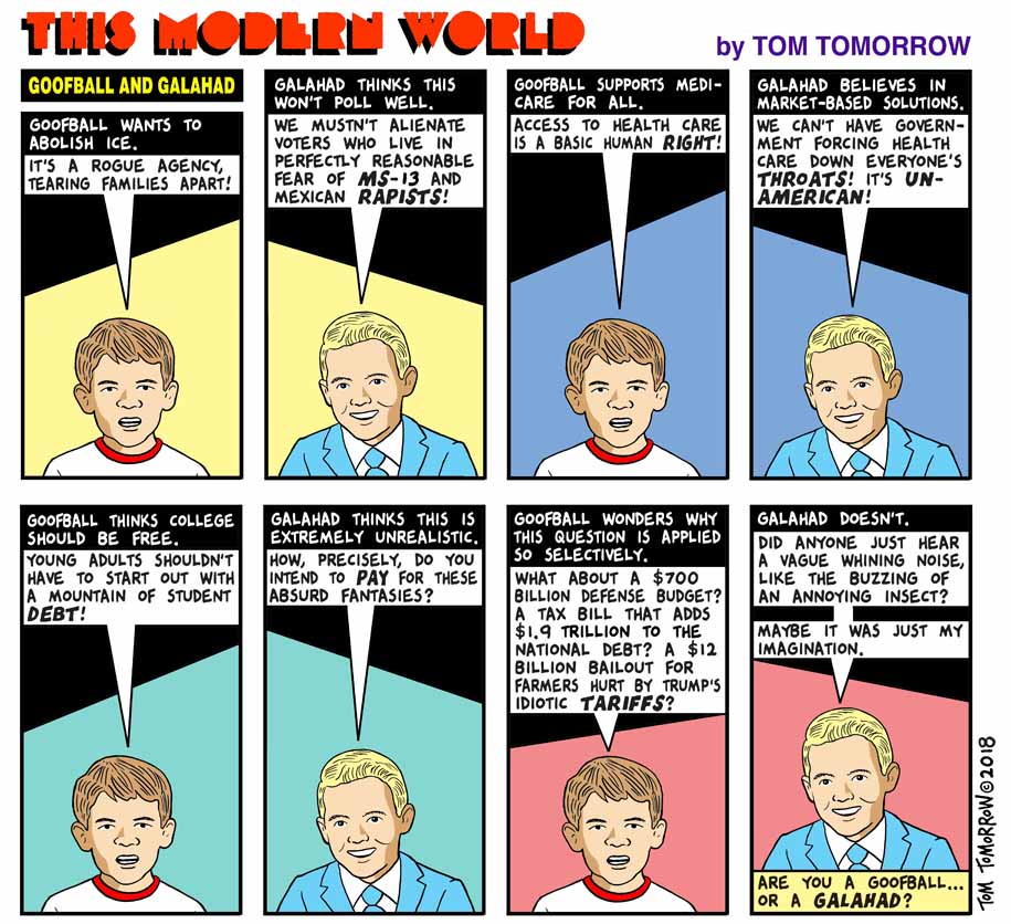 Tom Tomorrow cartoon