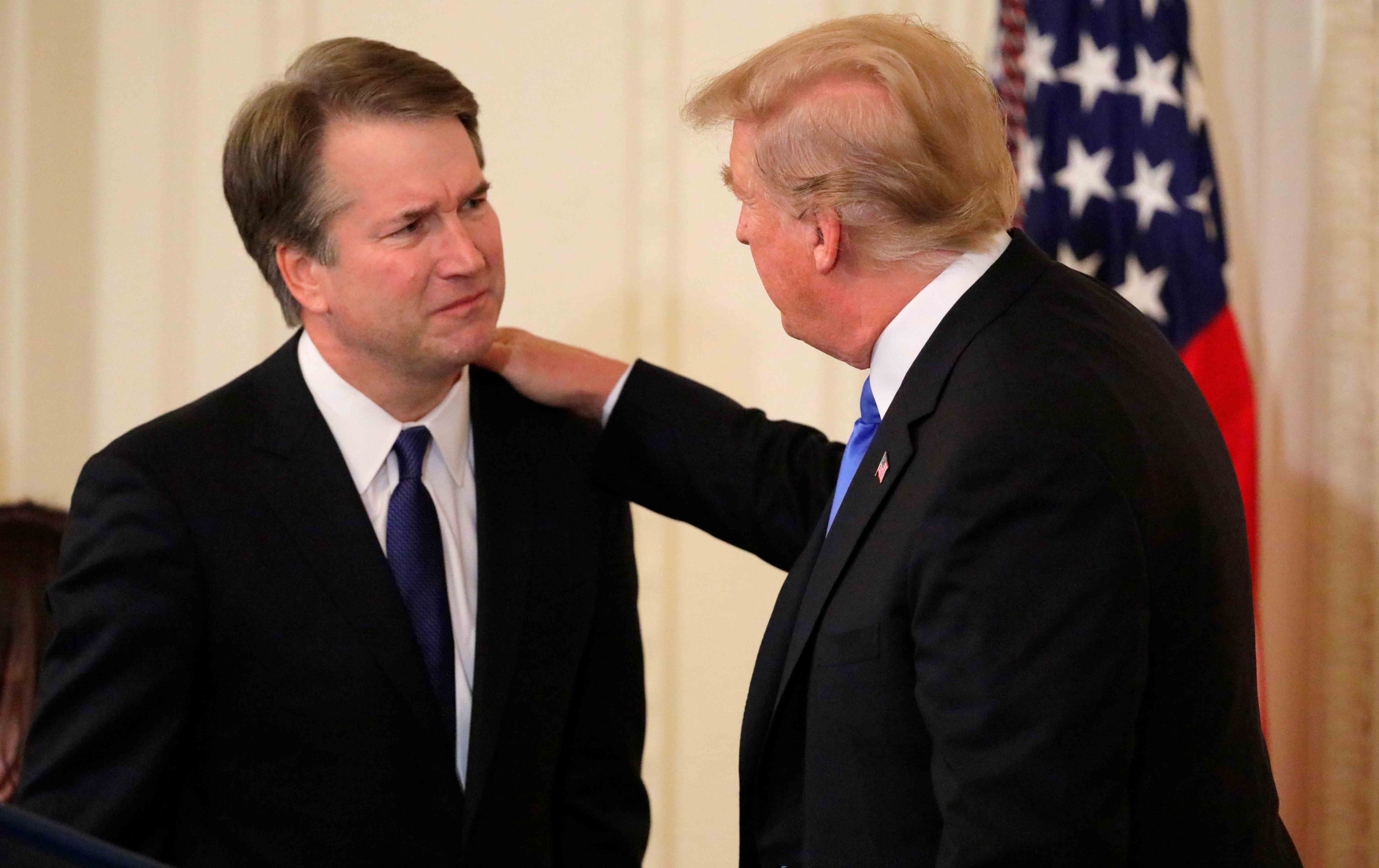 Brett Kavanaugh and Donald Trump