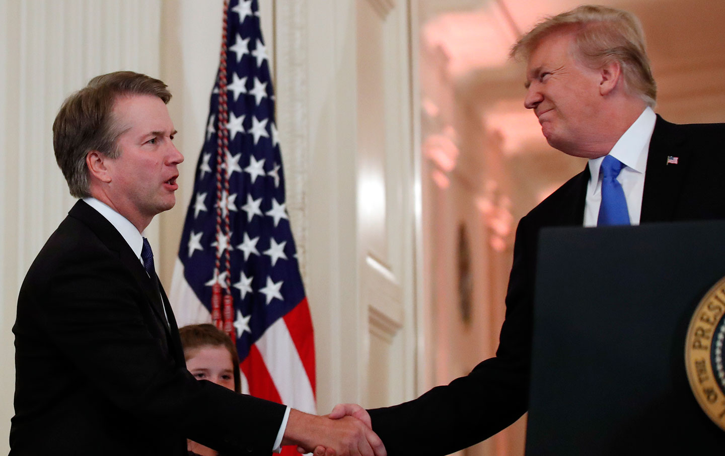 Brett Kavanaugh and Donald Trump