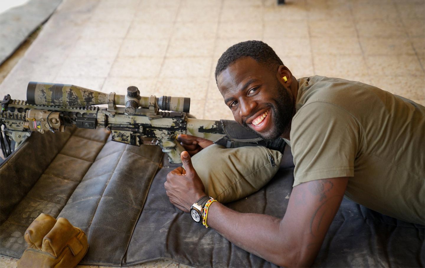 Draymond Green With Rifle