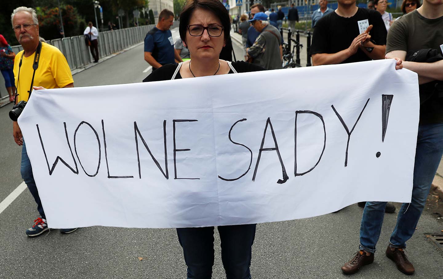 Free Courts Poland Protest