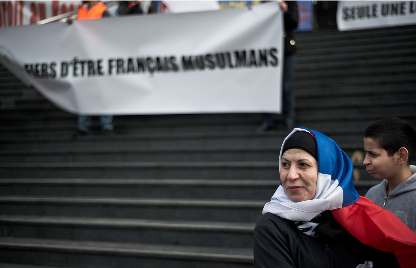Protest Against Islamophobia in France