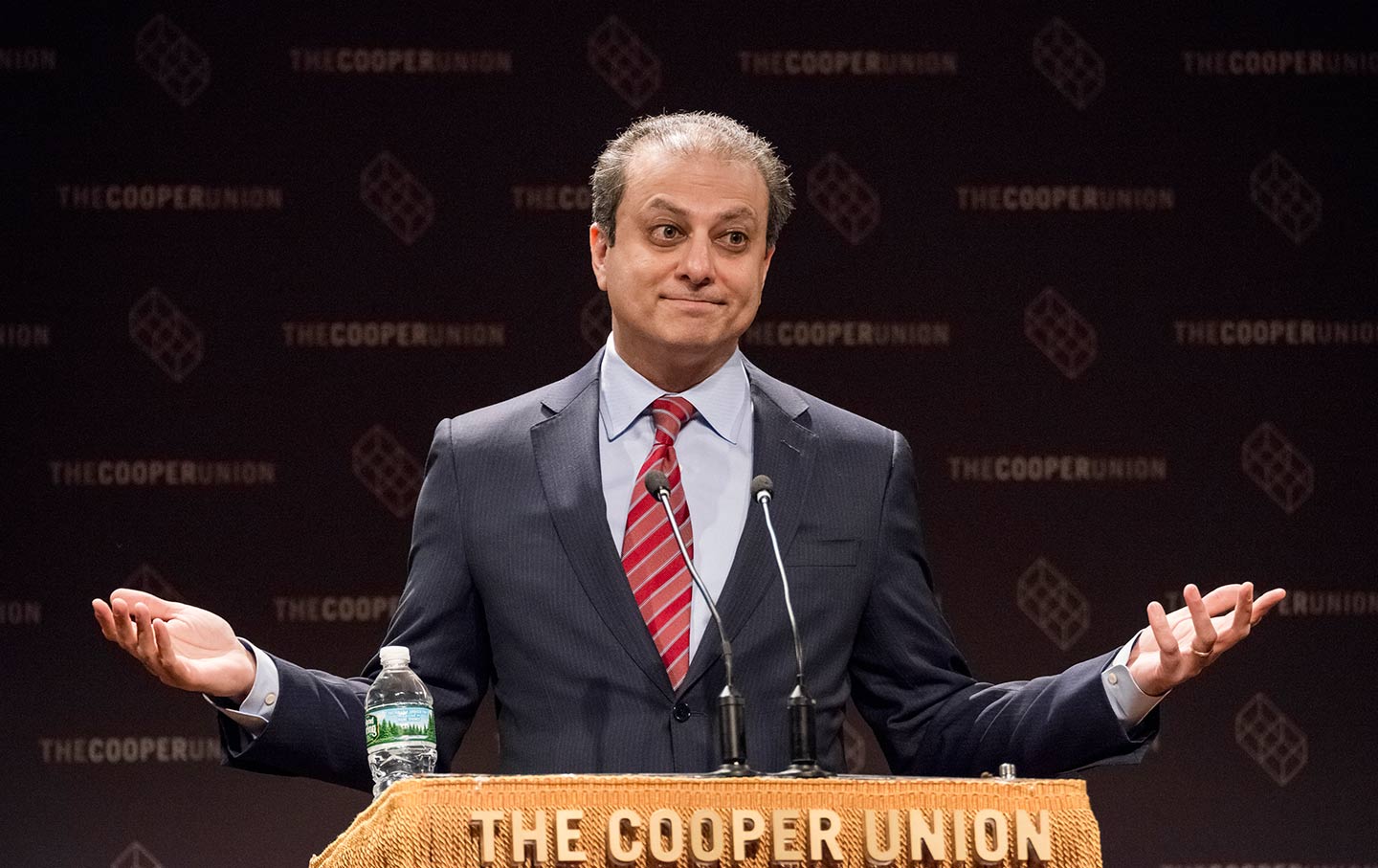 Preet Bharara Shrugging