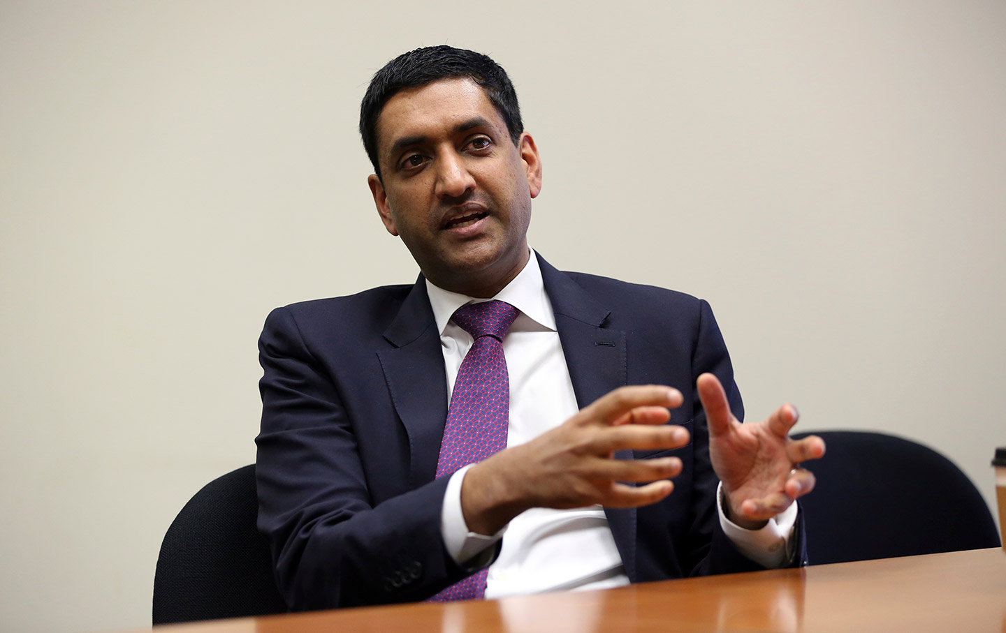 Ro Khanna during an interview