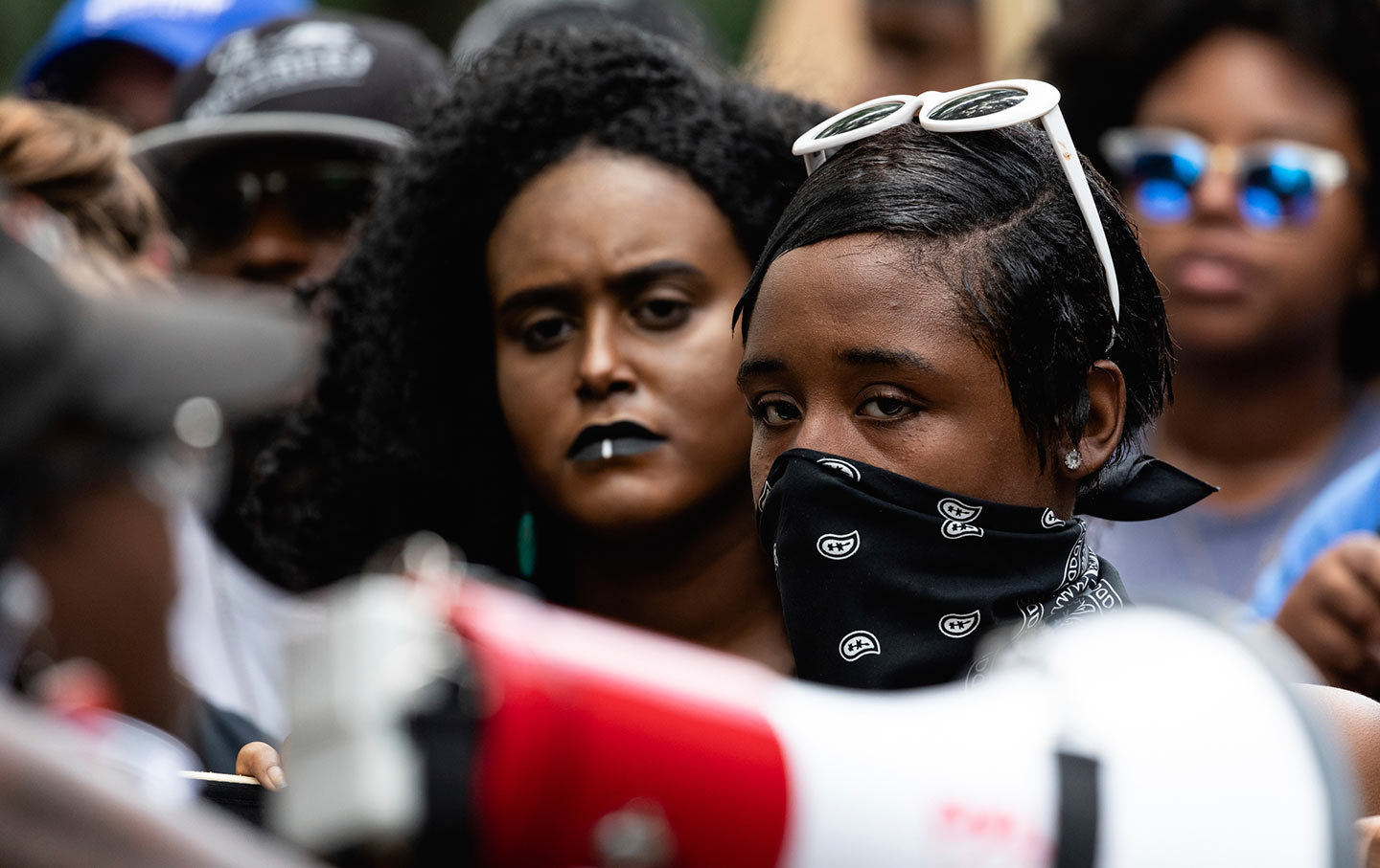 Black Lives Matter antifa protestors