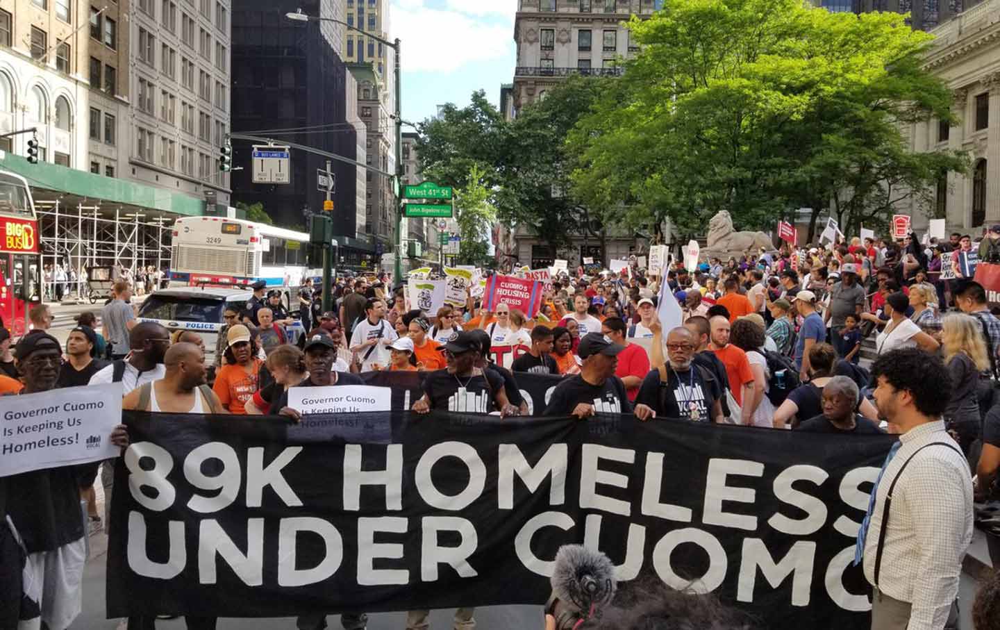 Cuomo Housing Protest