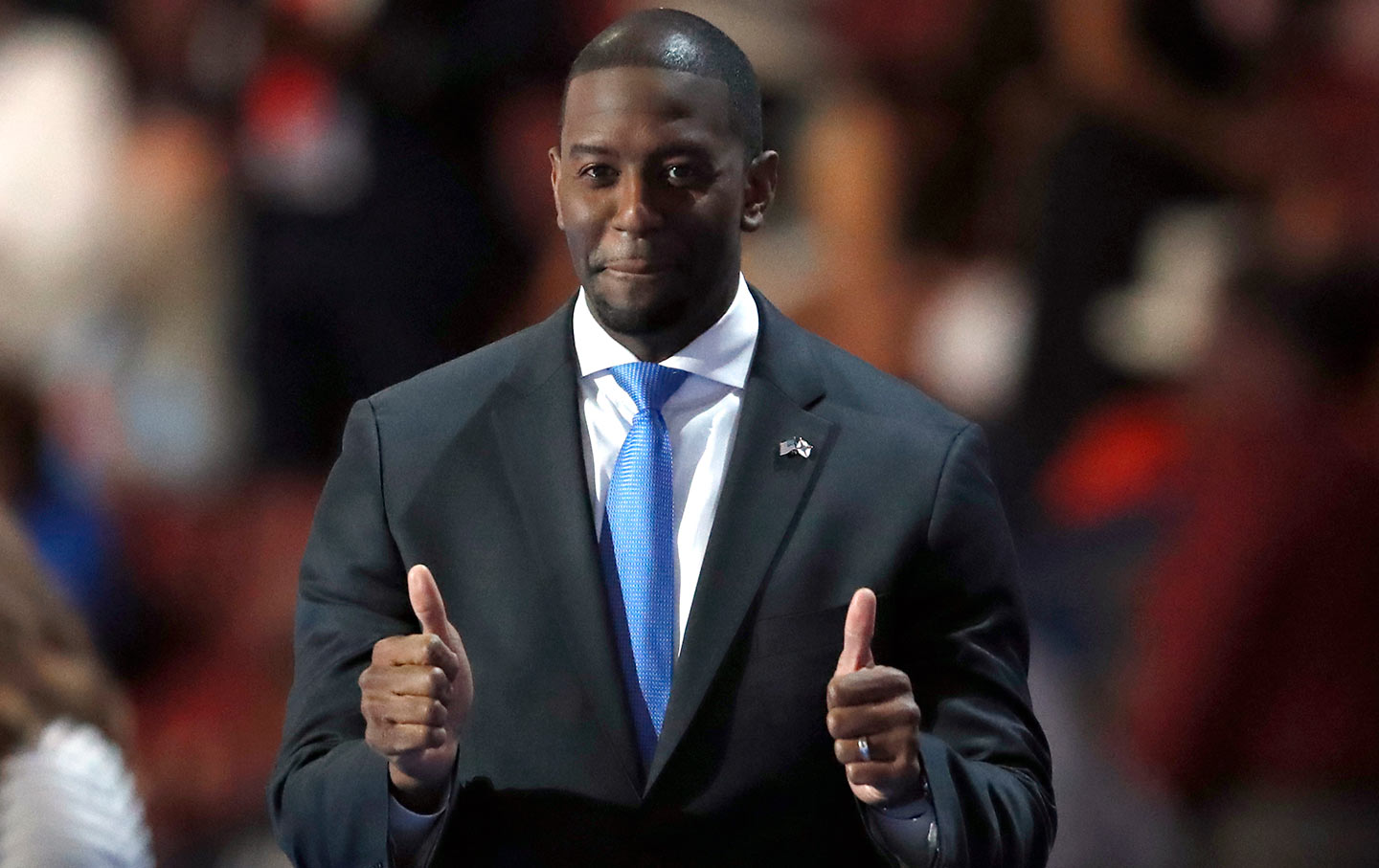 Gillum Thumbs Up