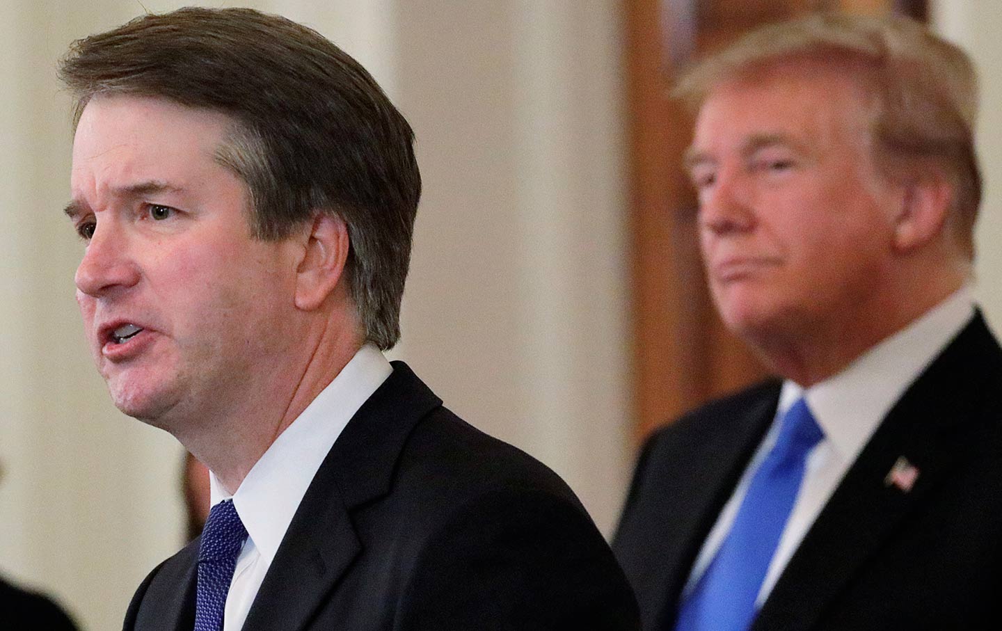 Brett Kavanaugh with Trump