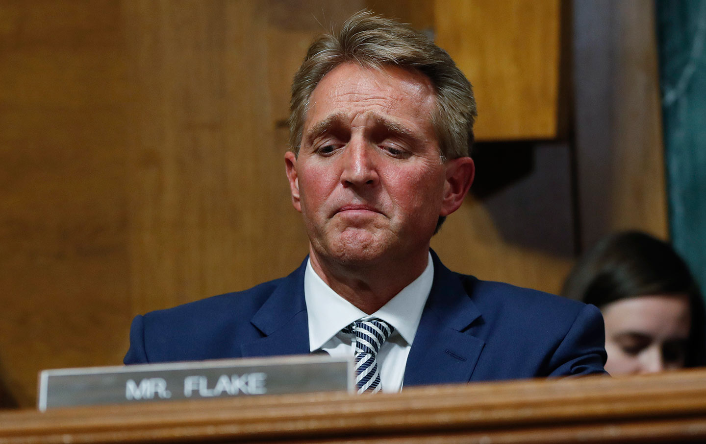 Image result for brett kavanaugh flake