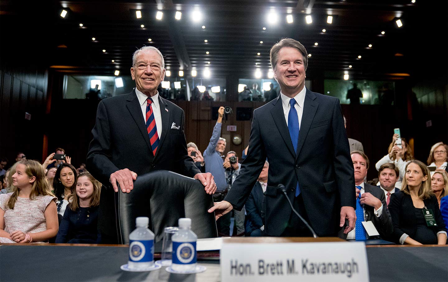 Grassley and Kavanaugh first day of hearing