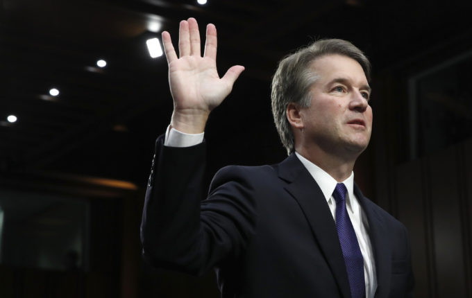 Brett Kavanaugh swearing in