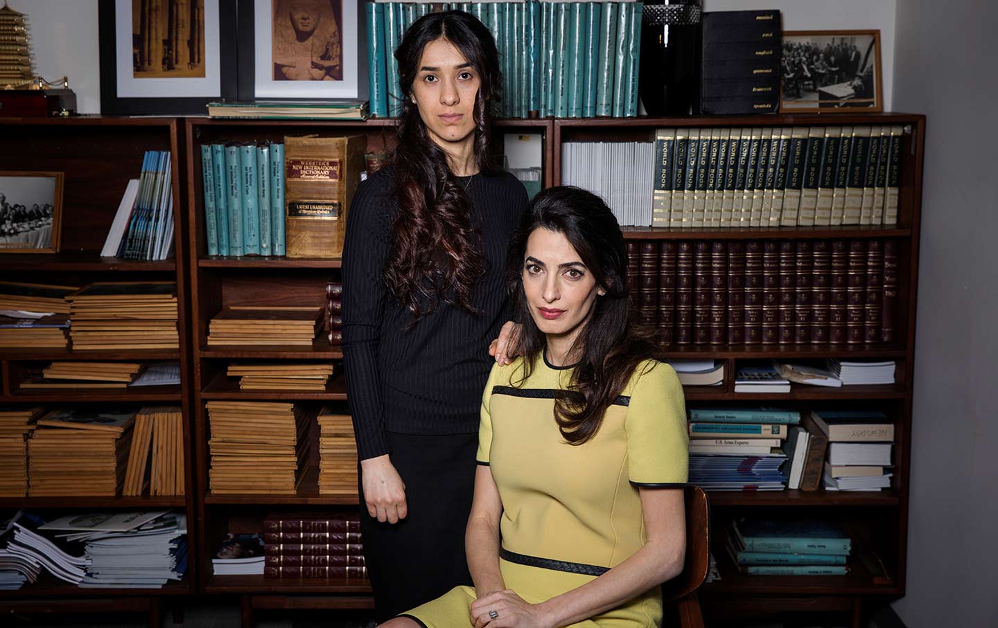 Nadia Murad and Amal Clooney