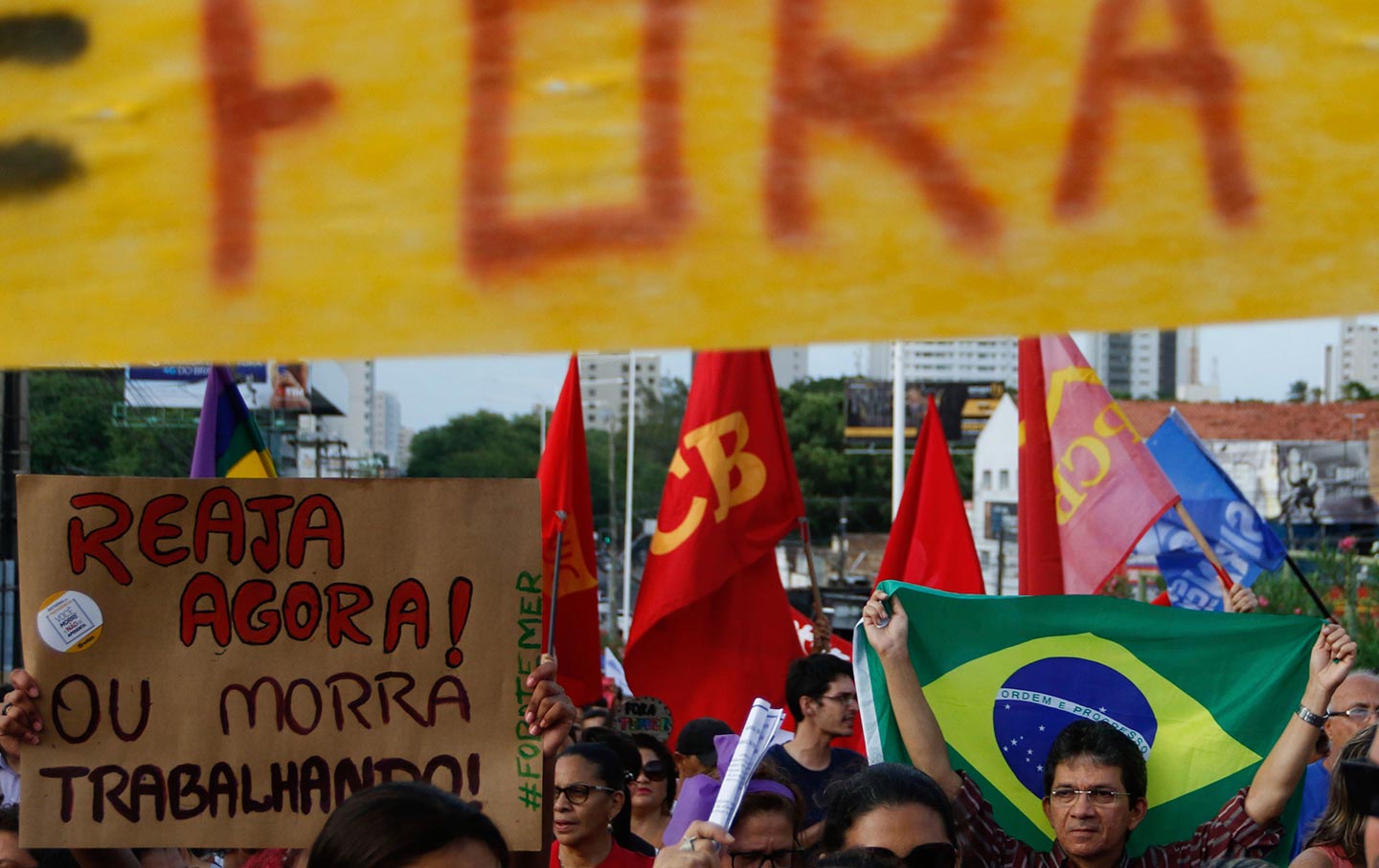 Temer protest