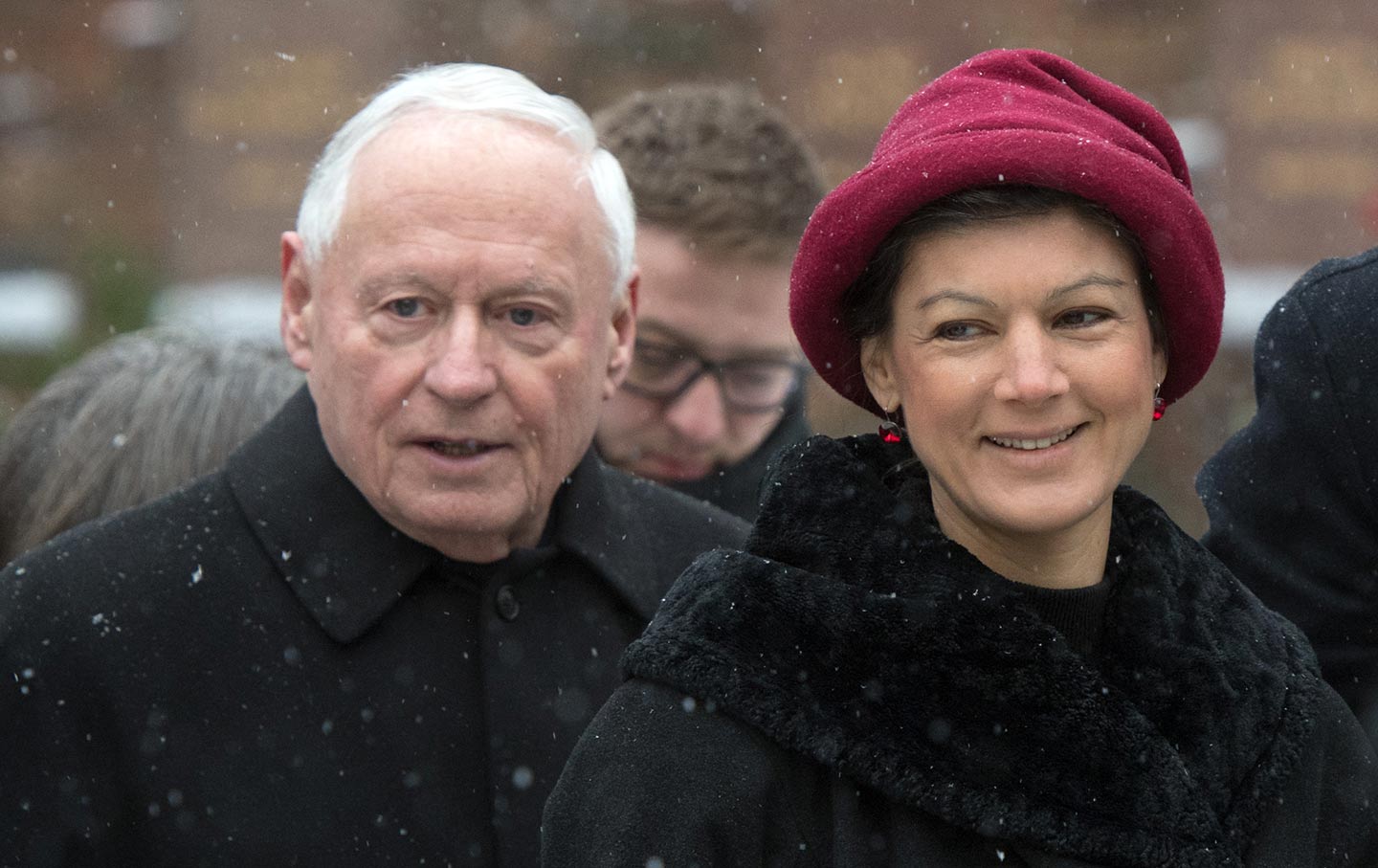 Oskar Lafontaine and Sahra Wagenknecht