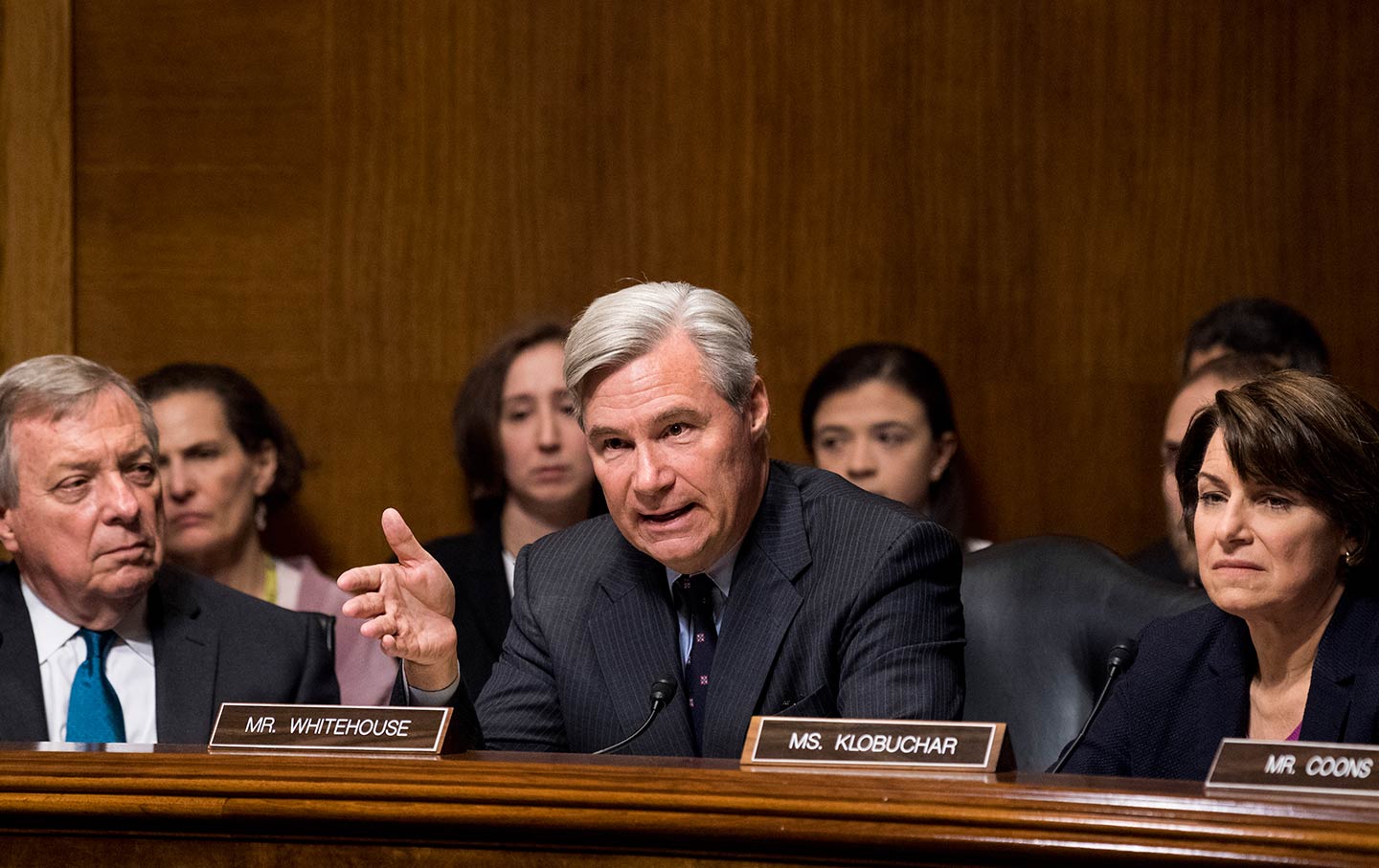 Durbin, Whitehouse, Klobuchar at Kavanaugh hearing