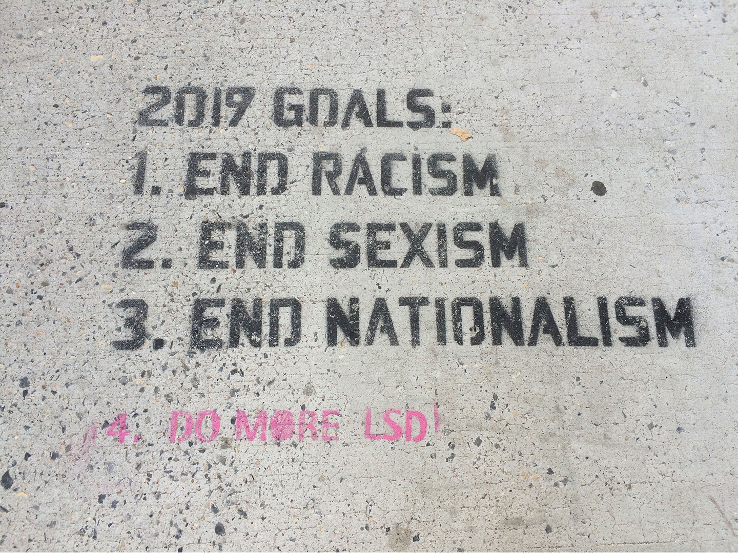 Goals for 2019